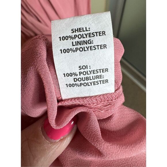 Ramy Brook NWT Anita Smocked Ruffle Midi Dress in Pink Size S - Picture 6 of 9